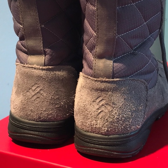 COLUMBIA snow boots “EUC” Sz 8 Gray - Picture 5 of 7